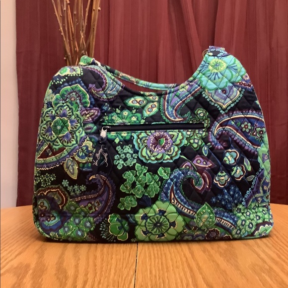 Blue and Green Vera Bradley Tote - Picture 2 of 5
